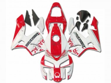 Lojas Carenagens Moto Honda CBR600RR 2003-2004 - Branco Vermelho Pramac Bridgestone