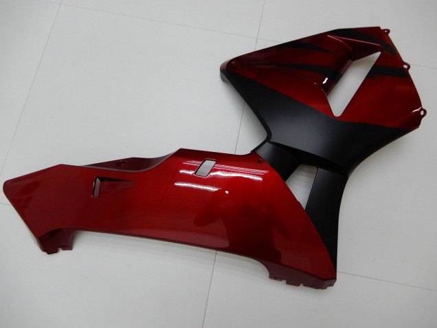 Lojas Carenagens Moto Honda CBR600RR 2003-2004 - Vermelho Preto Fosco Listra