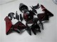 Lojas Kits Carenagem Moto Honda CBR600RR 2005-2006 - Preto Brilhante Vermelho Chama