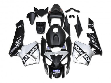 Lojas Carenagens Moto Honda CBR600RR 2005-2006 - Preto Prata Repsol