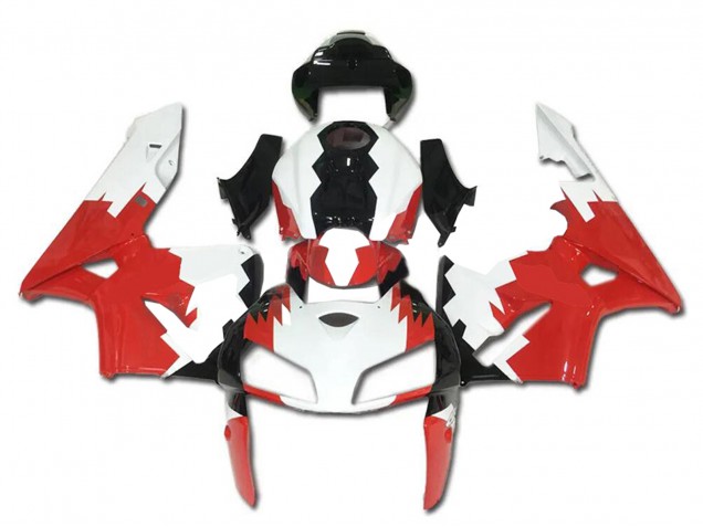 Lojas Carenagem Moto Honda CBR600RR 2005-2006 - Branco Vermelho Preto