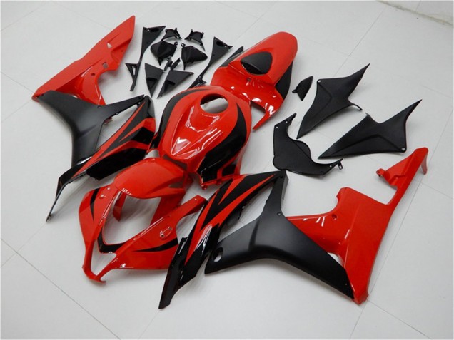 Lojas Carenagem Moto Honda CBR600RR 2007-2008 - Vermelho Preto Fosco