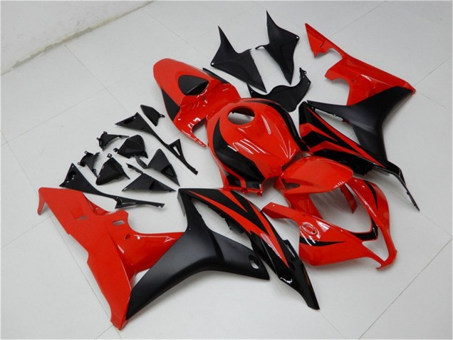 Lojas Carenagem Moto Honda CBR600RR 2007-2008 - Vermelho Preto Fosco