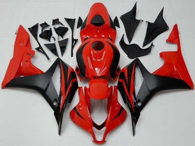 Lojas Carenagem Moto Honda CBR600RR 2007-2008 - Vermelho Preto Fosco