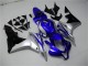 Lojas Carenagens Moto Honda CBR600RR 2007-2008 - Prata Azul Preto Brilhante OEM Estilo
