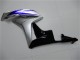 Lojas Carenagens Moto Honda CBR600RR 2007-2008 - Prata Azul Preto Brilhante OEM Estilo