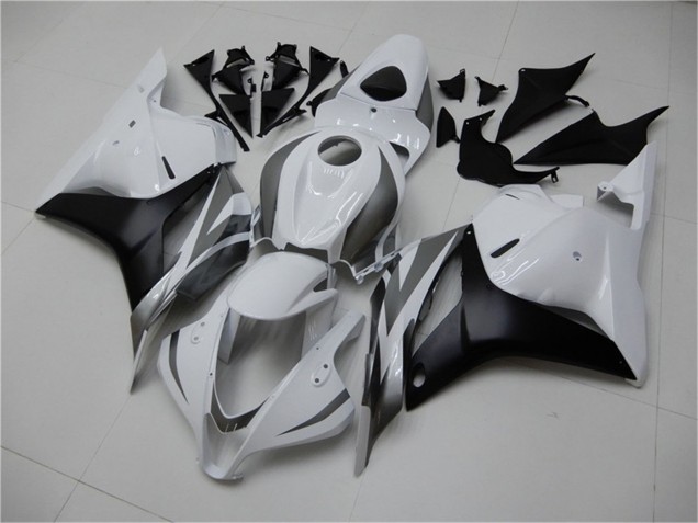 Lojas Carenagem Moto Honda CBR600RR 2009-2012 - Branco Cinzento Preto Fosco