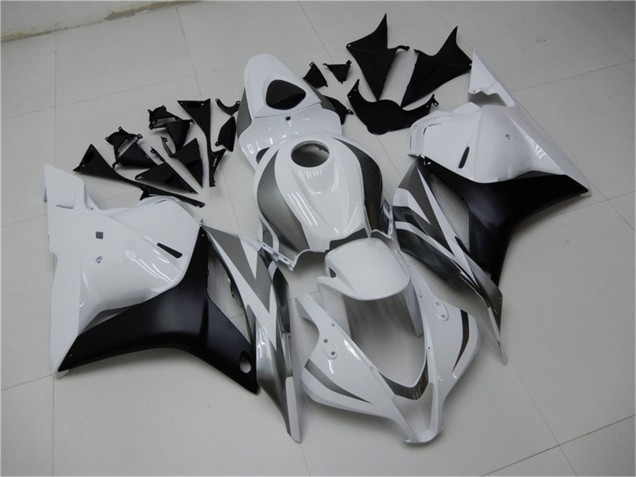 Lojas Carenagem Moto Honda CBR600RR 2009-2012 - Branco Cinzento Preto Fosco