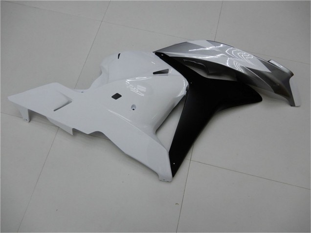 Lojas Carenagem Moto Honda CBR600RR 2009-2012 - Branco Cinzento Preto Fosco