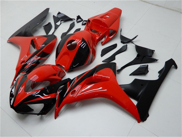 Lojas Kits Carenagens Moto Honda CBR1000RR 2006-2007 - Vermelho Preto Brilhante