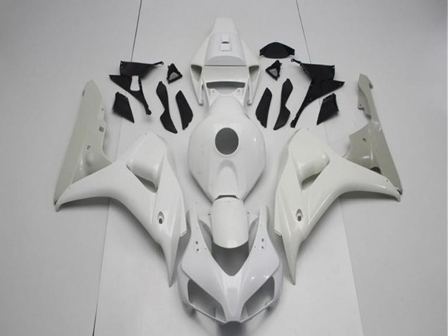 Lojas Carenagens Moto Honda CBR1000RR 2006-2007 - Branco Prata