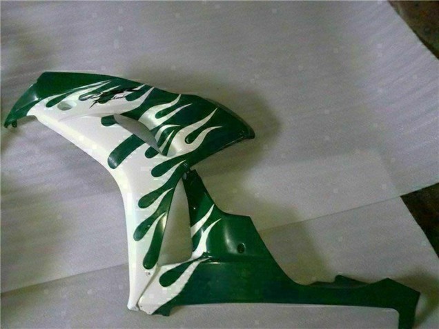 Lojas Carenagens Moto Honda CBR1000RR 2006-2007 - Branco Verde Chama