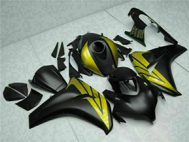 Lojas Carenagens Moto Honda CBR1000RR 2008-2011 - Preto Fosco Ouro
