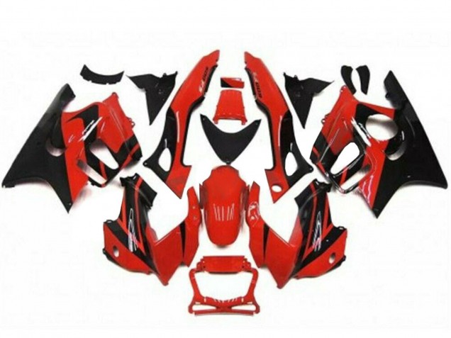 Lojas Kit Carenagem Moto Honda CBR600 F3 1995-1996 - Vermelho Preto Brilhante