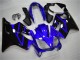 Lojas Kits Carenagem Moto Honda CBR600 F4i 2004-2007 - Azul Preto Brilhante