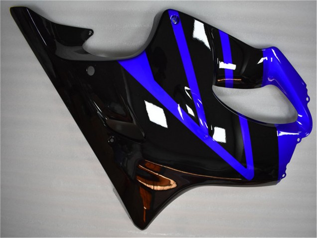 Lojas Kits Carenagem Moto Honda CBR600 F4i 2004-2007 - Azul Preto Brilhante