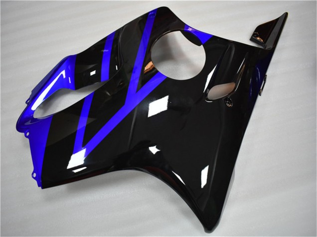 Lojas Kits Carenagem Moto Honda CBR600 F4i 2004-2007 - Azul Preto Brilhante
