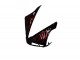 Lojas Carenagens Moto Yamaha YZF R1 2004-2006 - Preto Brilhante Vermelho Chama