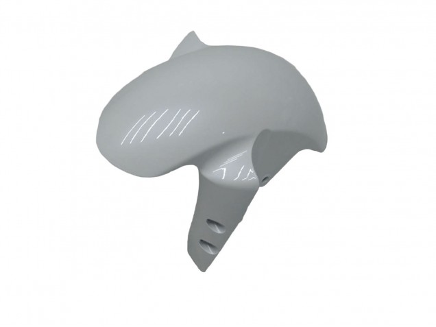Lojas Carenagem Moto Yamaha YZF R1 2007-2008 - Branco Preto Fosco