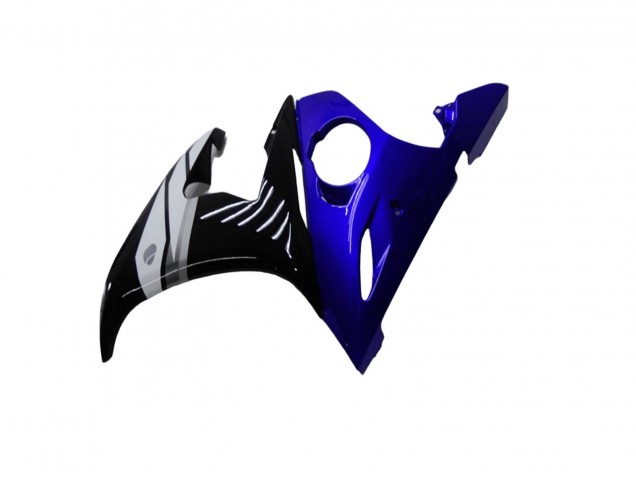 Lojas Carenagens Moto Yamaha YZF R6 2003-2004 - Azul Branco Preto Brilhante