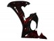 Lojas Carenagem Moto Yamaha YZF R6 2003-2004 - Preto Brilhante Vermelho Chama