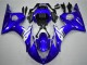 Lojas Carenagens Moto Yamaha YZF R6 2003-2004 - Azul Branco