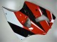 Lojas Carenagens Moto Kawasaki ZX6R 2000-2002 - Branco Vermelho Preto Brilhante