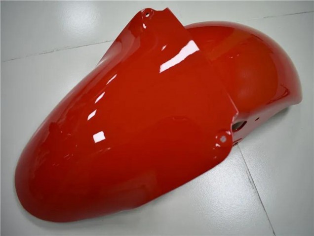 Lojas Carenagens Moto Kawasaki ZX6R 2000-2002 - Branco Vermelho Preto Brilhante