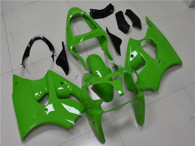 Lojas Carenagens Moto Kawasaki ZX6R 2000-2002 - Verde Preto