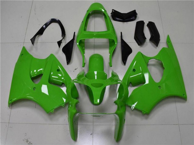 Lojas Carenagens Moto Kawasaki ZX6R 2000-2002 - Verde Preto