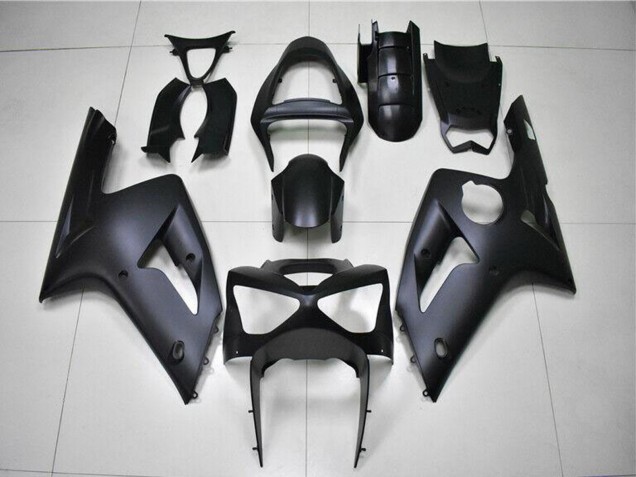 Lojas Carenagens Moto Kawasaki ZX6R 2003-2004 - Preto Fosco