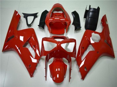 Lojas Kits Carenagem Moto Kawasaki ZX6R 2003-2004 - Vermelho