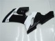 Lojas Carenagens Moto Kawasaki ZX6R 2005-2006 - Branco Preto Brilhante