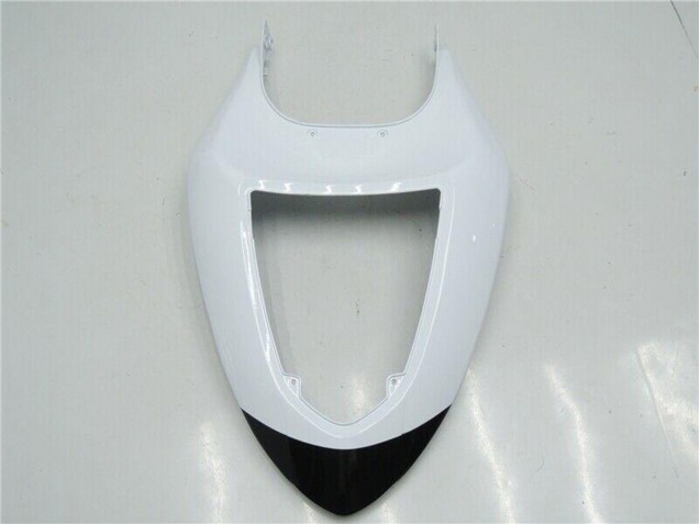 Lojas Carenagens Moto Kawasaki ZX6R 2005-2006 - Branco Preto Brilhante