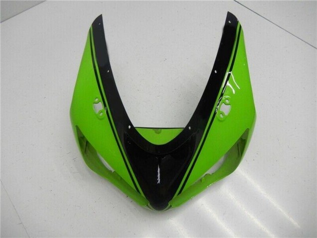 Lojas Carenagem Moto Kawasaki ZX6R 2005-2006 - Verde Preto Brilhante