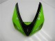 Lojas Carenagem Moto Kawasaki ZX6R 2005-2006 - Verde Preto Brilhante