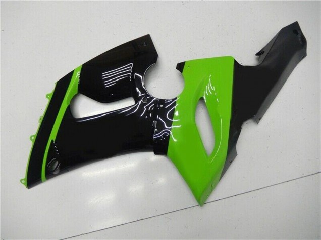 Lojas Carenagem Moto Kawasaki ZX6R 2005-2006 - Verde Preto Brilhante