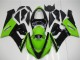 Lojas Carenagem Moto Kawasaki ZX6R 2005-2006 - Verde Preto Brilhante
