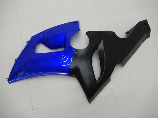 Lojas Carenagens Moto Kawasaki ZX6R 2005-2006 - Azul Preto Fosco