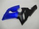 Lojas Carenagens Moto Kawasaki ZX6R 2005-2006 - Azul Preto Fosco