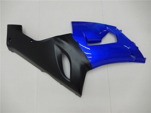 Lojas Carenagens Moto Kawasaki ZX6R 2005-2006 - Azul Preto Fosco