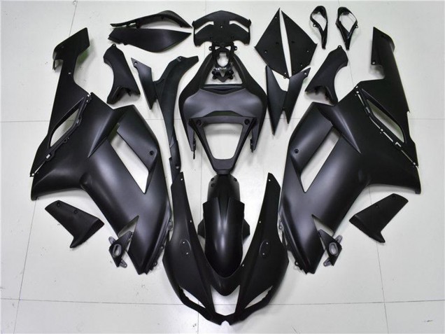Lojas Carenagens Moto Kawasaki ZX6R 2007-2008 - Preto Fosco