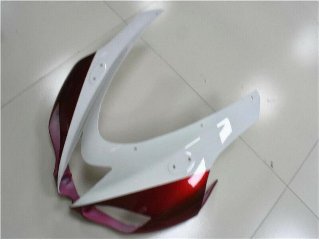 Lojas Carenagens Moto Kawasaki ZX6R 2007-2008 - Branco Preto Vermelho