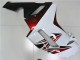 Lojas Carenagens Moto Kawasaki ZX6R 2007-2008 - Branco Preto Vermelho