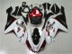 Lojas Carenagens Moto Kawasaki ZX6R 2007-2008 - Branco Preto Vermelho