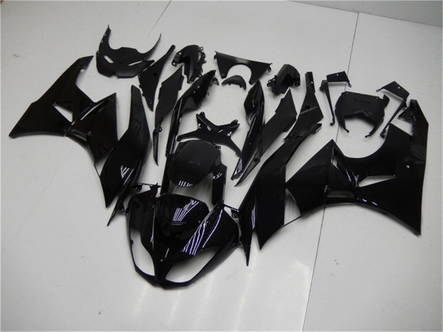 Lojas Carenagens Moto Kawasaki ZX6R 2009-2012 - Preto Brilhante