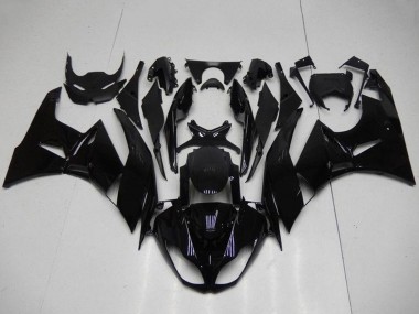 Lojas Carenagens Moto Kawasaki ZX6R 2009-2012 - Preto Brilhante