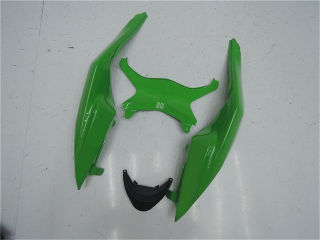 Lojas Kits Carenagem Moto Kawasaki ZX6R 2009-2012 - Verde Preto Brilhante