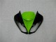 Lojas Carenagens Moto Kawasaki ZX6R 2009-2012 - Preto Brilhante Verde