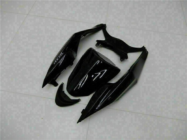 Lojas Carenagens Moto Kawasaki ZX6R 2009-2012 - Preto Brilhante Verde